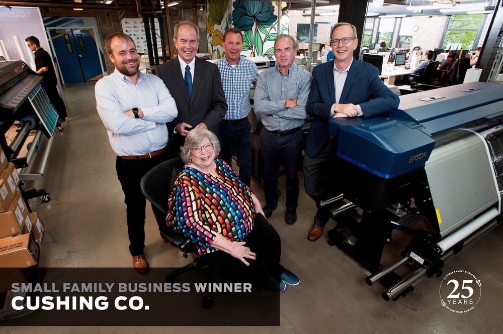 Cushing Named Illinois Family Business of the Year 1 Cushing Loyola Photo Family Business Award