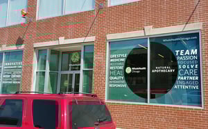 STOREFRONT GRAPHICS AT WHOLE HEALTH
