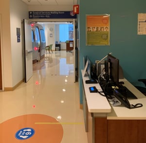 Luries-Hospital-Reception-Acryclic-Signage