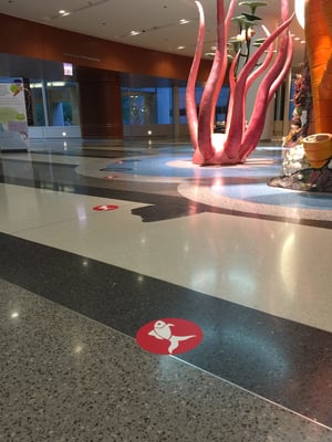 Luries-Hospital-Wayfinding-Floor-Graphics