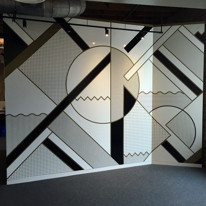 Wall Graphic Geometric Shapes