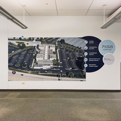 Commerical Real Estate Environmental Branding Graphics