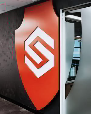 80 lb steel sheet of Signode's badge logo