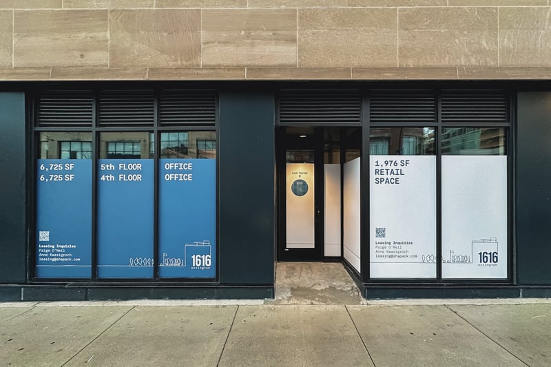 Commerical Real Estate Window Graphics