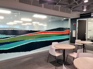 AAAHC Window Graphics in breakroom