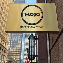 Mojo Coffee Blade Sign After Laser Cutter-1-1