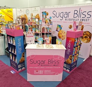 Sugar Bliss Tradeshow Display Graphics Sepia-1