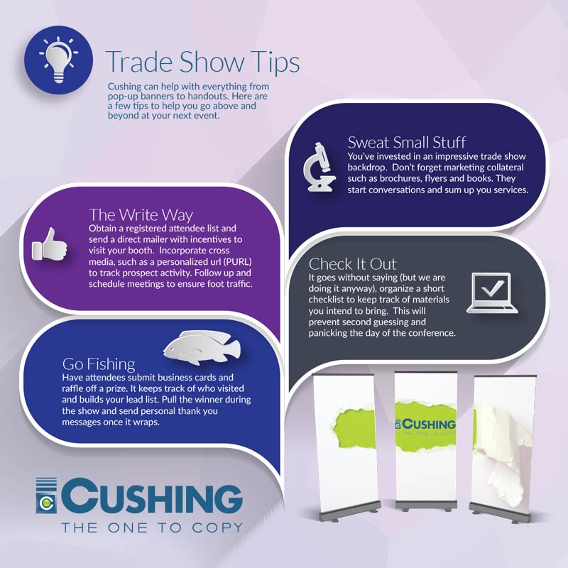 Trade Show Tips Infographic